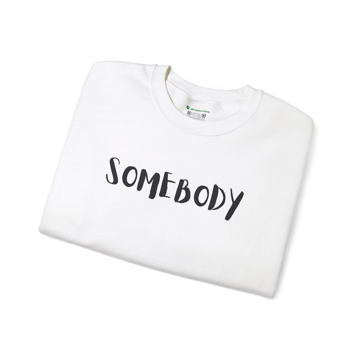 Matching Couple's Set -- "Somebody" (Adult Unisex Crewneck Sweatshirt)
