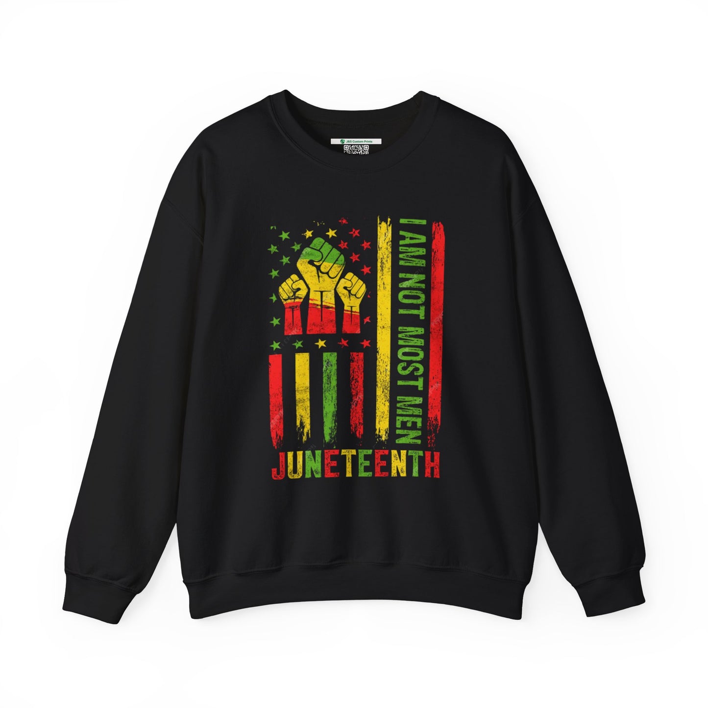 Juneteenth -- Not Most Men (Adult Unisex Crewneck Sweatshirt)