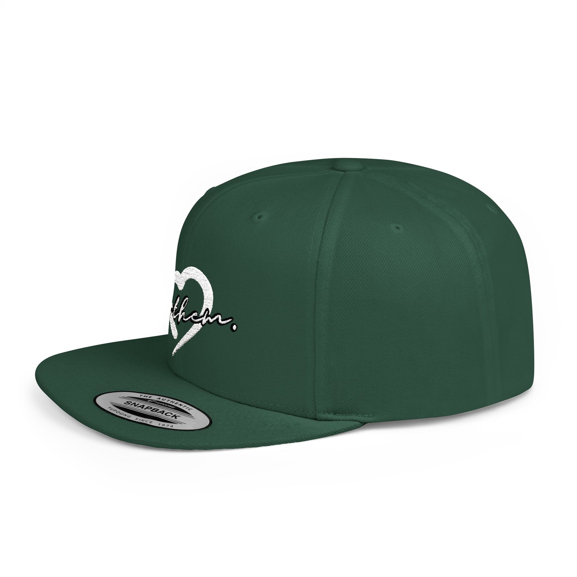Let Them (Embroidered Snapback Flat-Bill Cotton Hat) - J&S Custom Prints