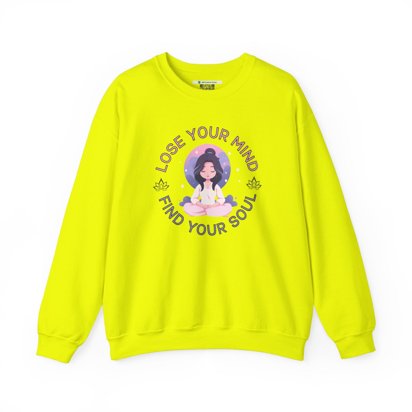 Mindful Awareness -- Meditation (Adult Unisex Crewneck Sweatshirt)