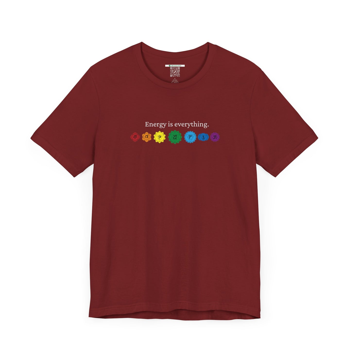 Energy is Everything -- Chakras (Adult Unisex Tee)