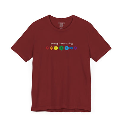 Energy is Everything -- Chakras (Adult Unisex Tee)