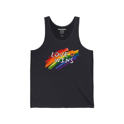 LGBTQ+ "Love Wins" (Adult Unisex Tank Top)