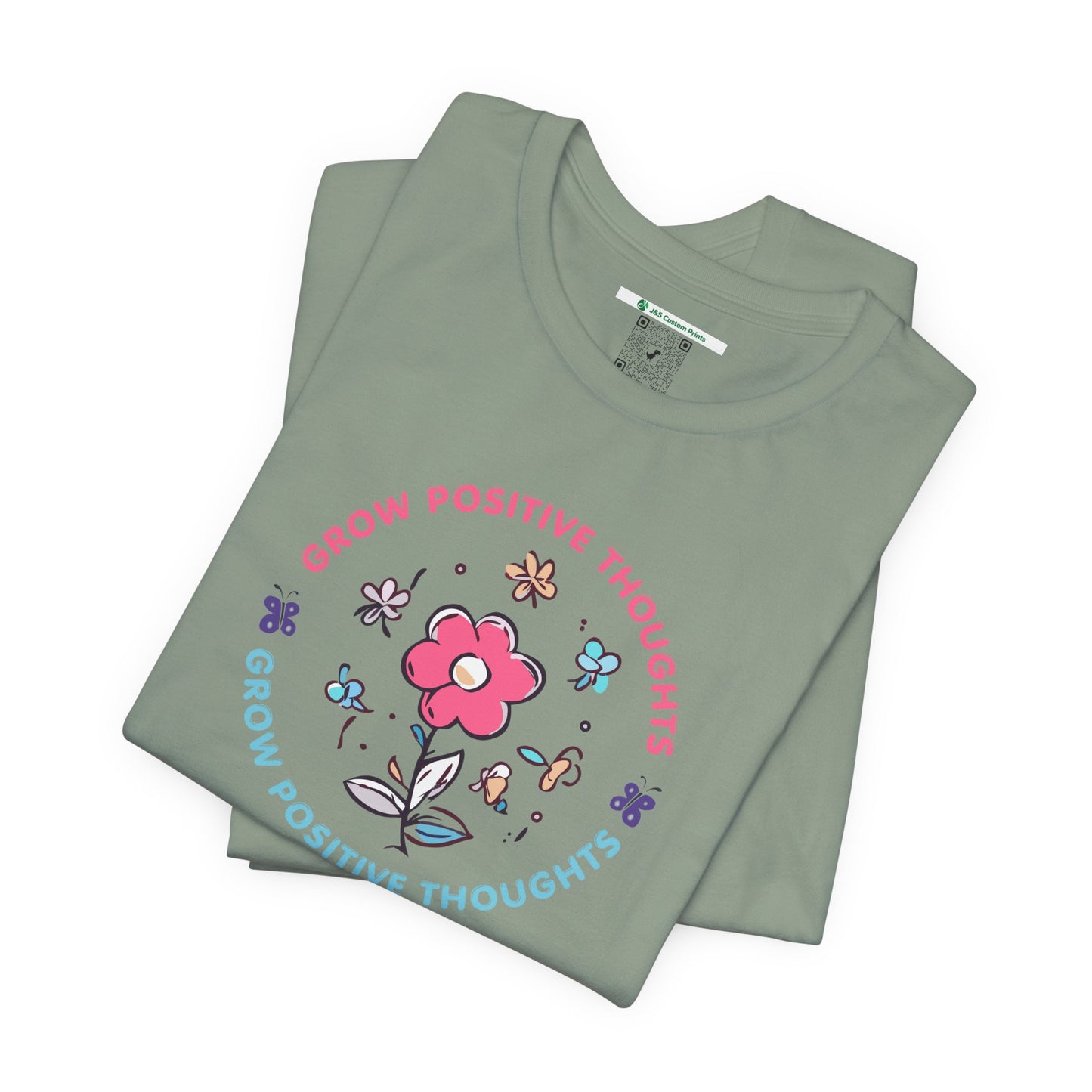 Grow Positive Thoughts (Adult Unisex Tee)