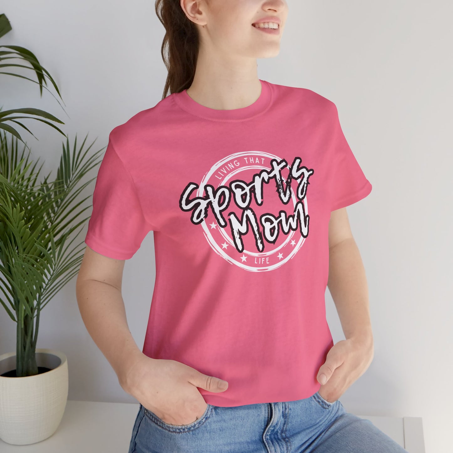 Sports Mom -- Black Font (Adult Unisex Tee)