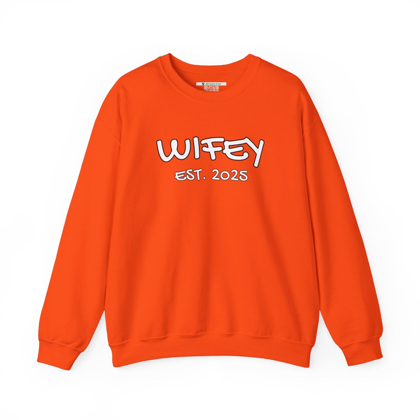 Matching Marriage Set -- "Wifey" (Adult Unisex Crewneck Sweatshirt)