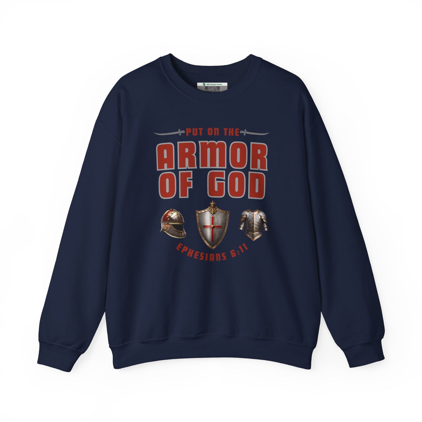 Armor Of God (Adult Unisex Crewneck Sweatshirt)