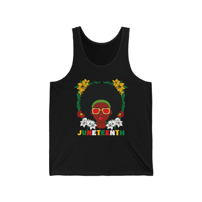 Juneteenth -- Afrocentric Design (Adult Unisex Tank Top)