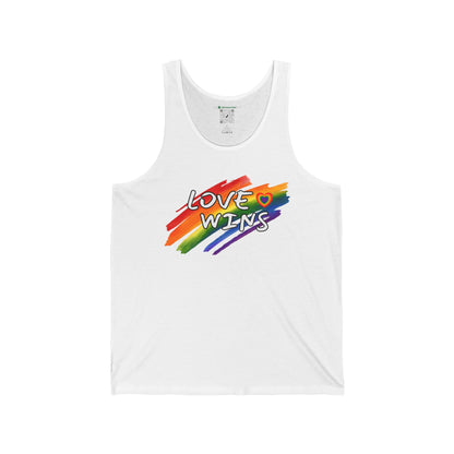 LGBTQ+ "Love Wins" (Adult Unisex Tank Top)