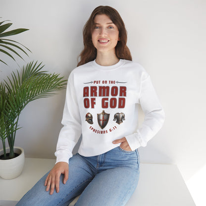 Armor Of God (Adult Unisex Crewneck Sweatshirt)