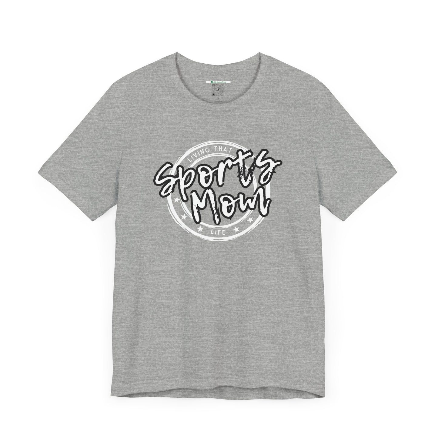 Sports Mom -- Black Font (Adult Unisex Tee)
