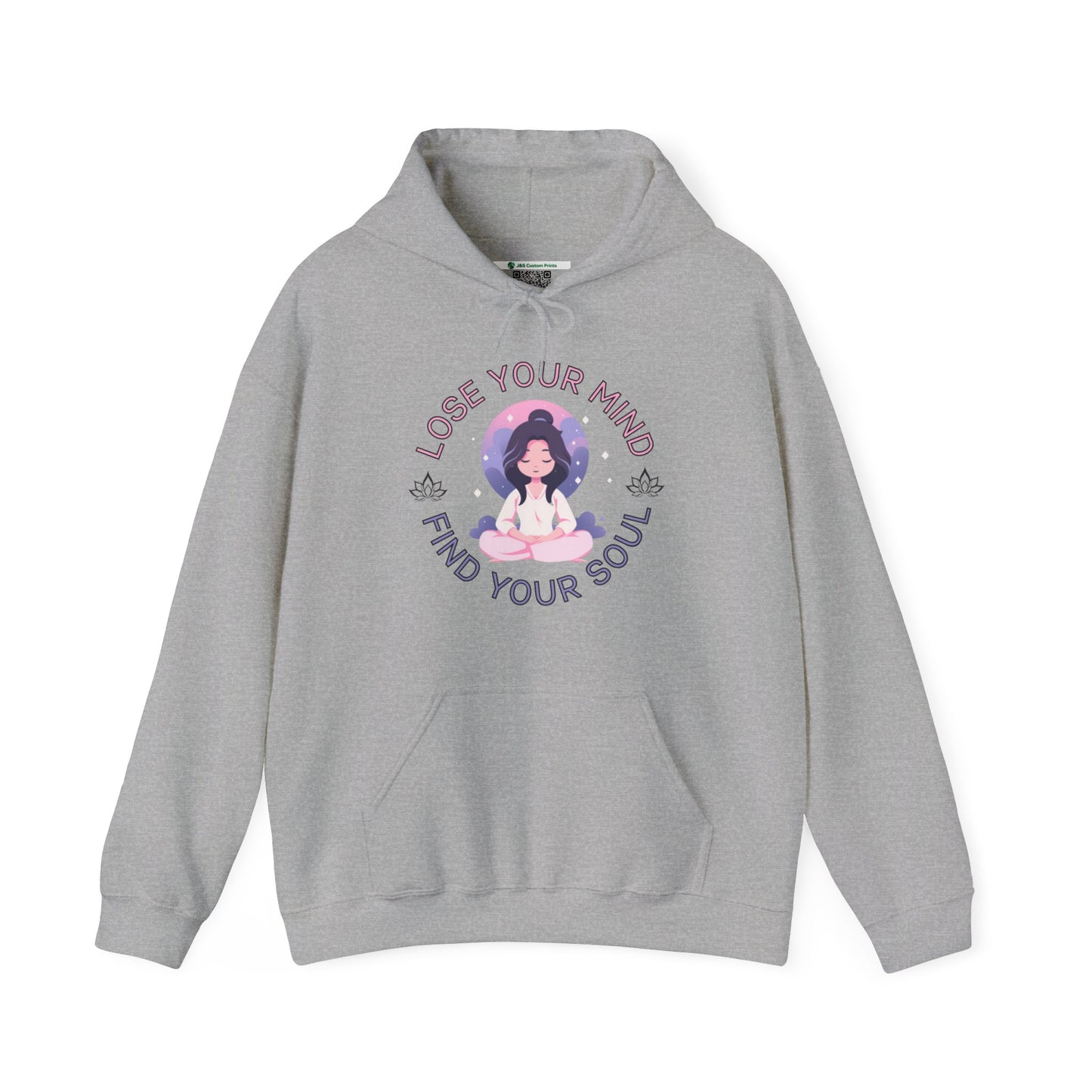 Mindful Awareness --  Meditation (Adult Unisex Hooded Sweatshirt)