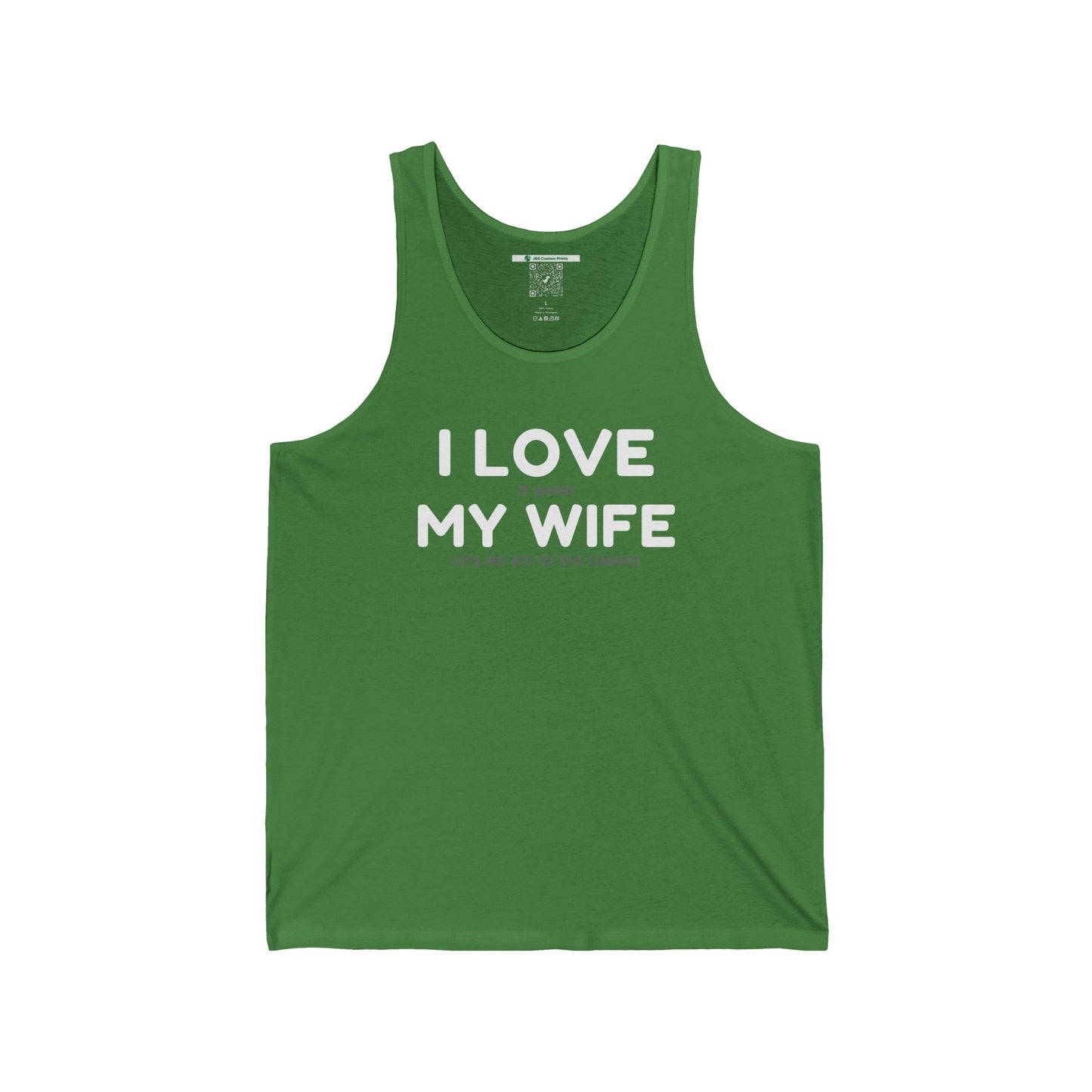 I Love My Wife (Adult Unisex Tank Top)