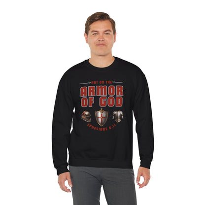 Armor Of God (Adult Unisex Crewneck Sweatshirt)