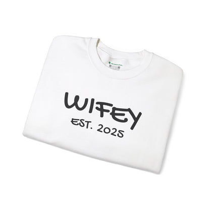 Matching Marriage Set -- "Wifey" (Adult Unisex Crewneck Sweatshirt)