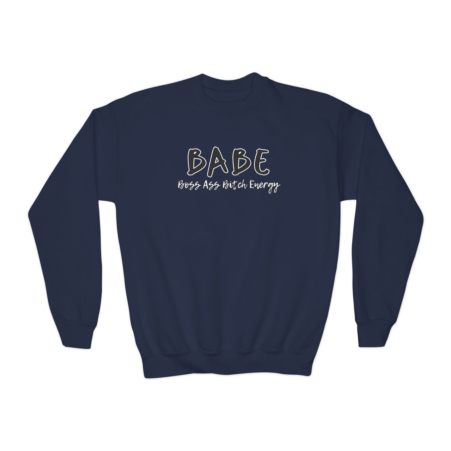 BABE (Youth Unisex Crewneck Sweatshirt)