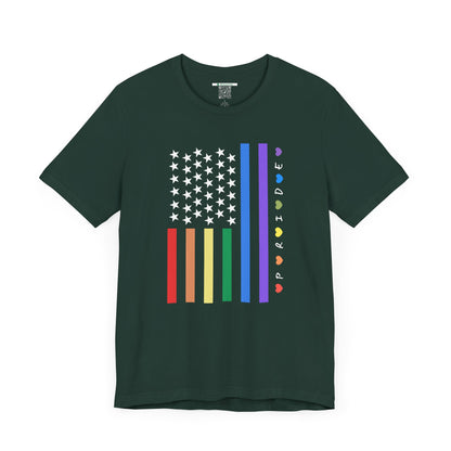 Pride Flag (Adult Unisex Tee)
