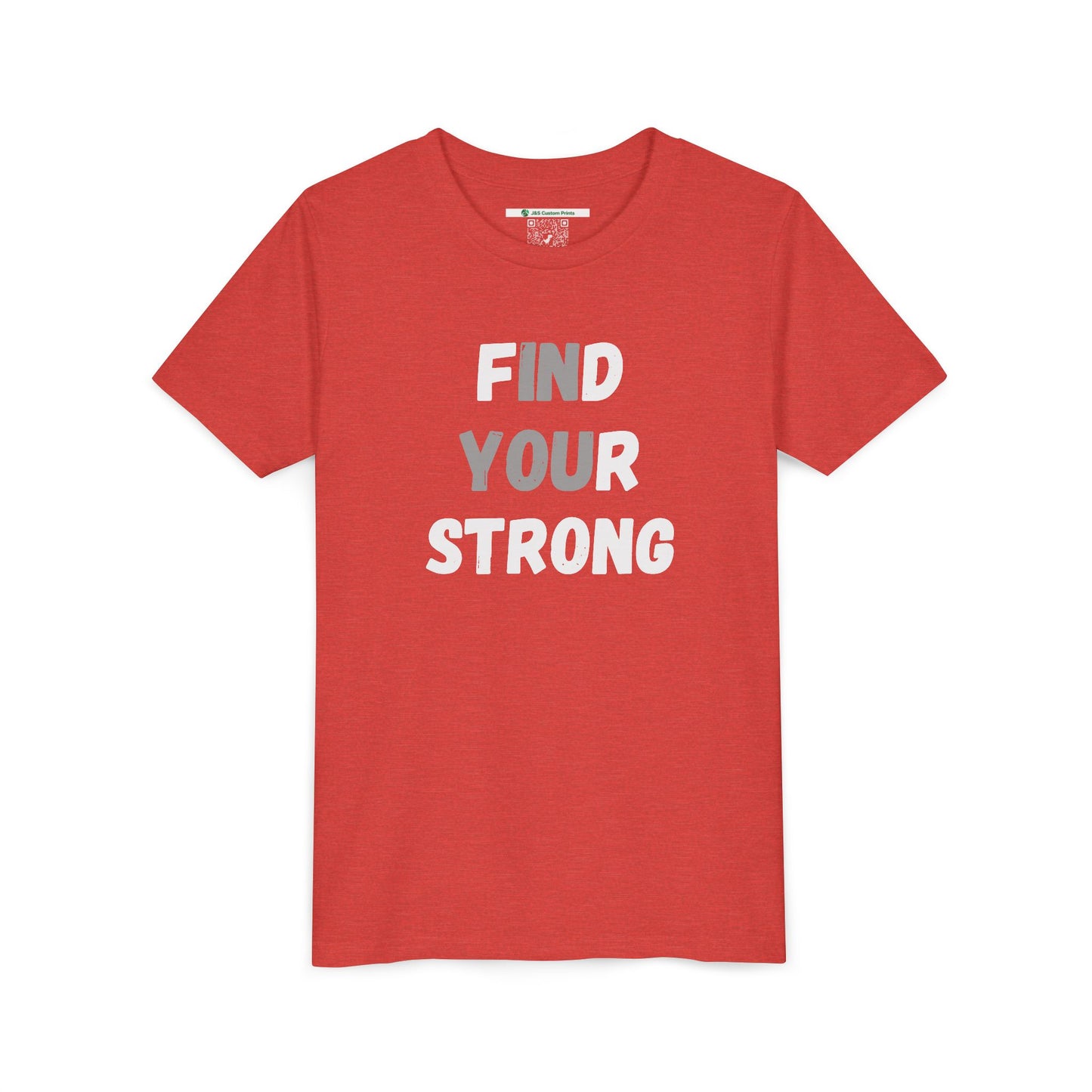 Find Your Strong -- Simple Design (Youth Unisex Tee)