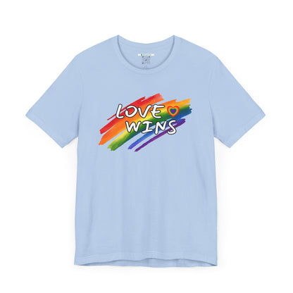 LGBTQ+ "Love Wins" (Adult Unisex Tee)