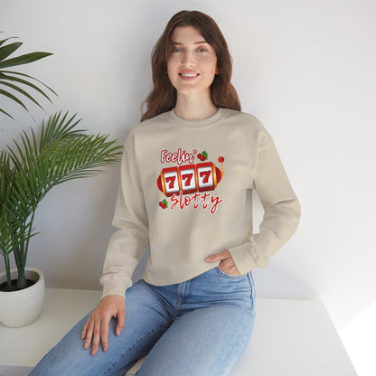Feelin' Slotty (Adult Unisex Crewneck Sweatshirt)
