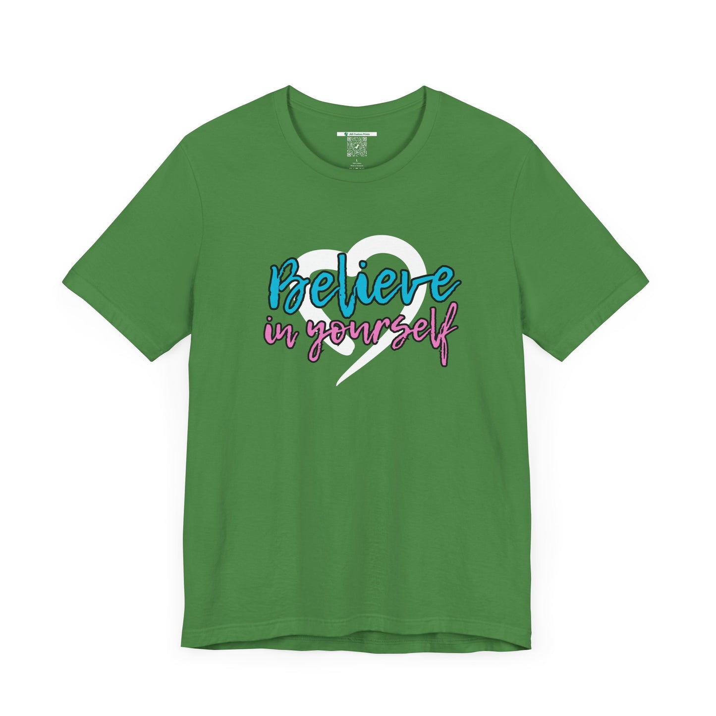 Believe In Yourself -- Pink/Blue (Adult Unisex Tee)