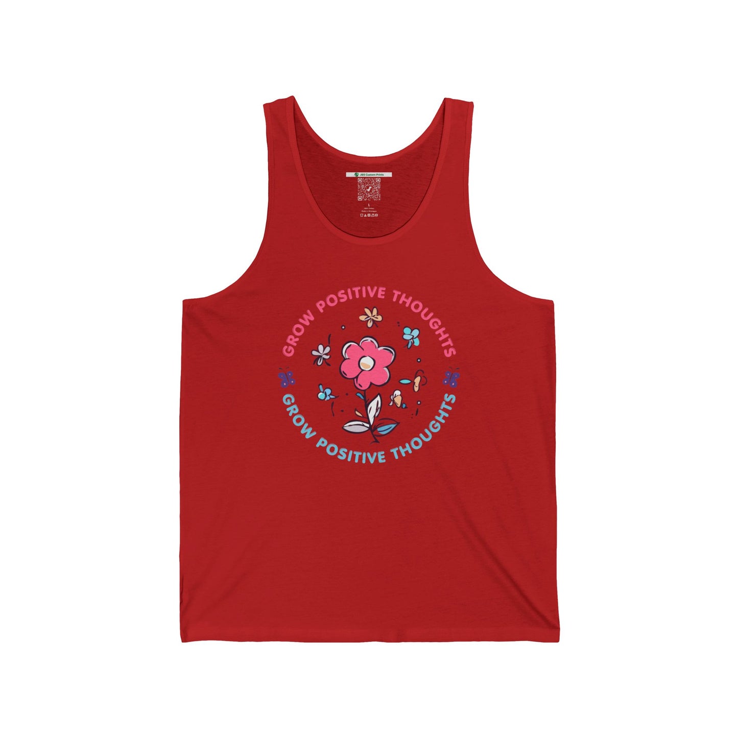 Grow Positive Thoughts (Adult Unisex Tank Top)