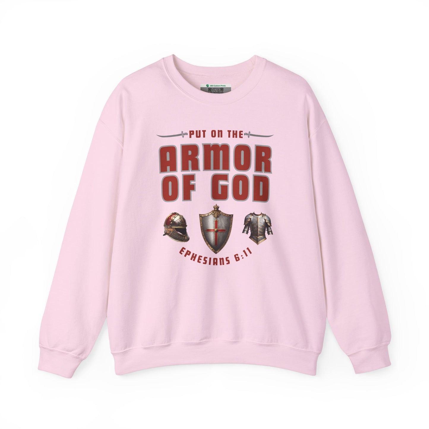 Armor Of God (Adult Unisex Crewneck Sweatshirt)