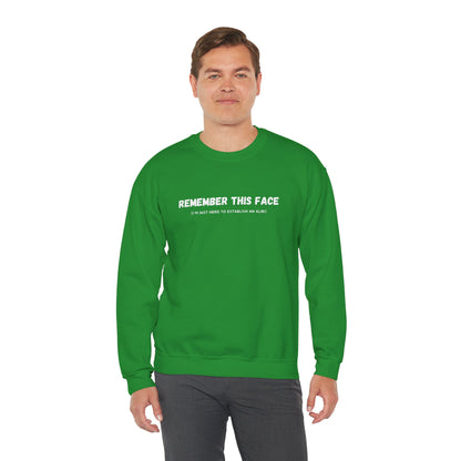 Alibi (Adult Unisex Crewneck Sweatshirt)