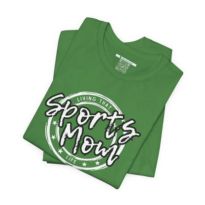 Sports Mom -- Black Font (Adult Unisex Tee)