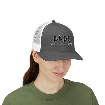 BABE (Embroidered Snapback Trucker Hat)