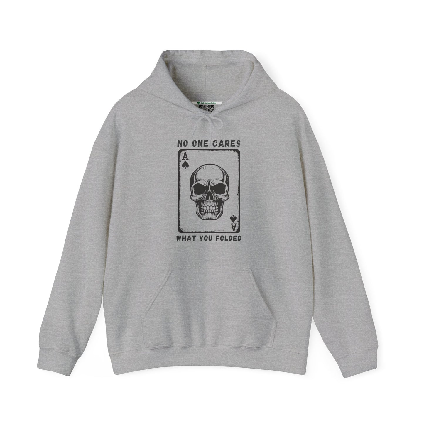 No One Cares What You Folded (Adult Unisex Hooded Sweatshirt)