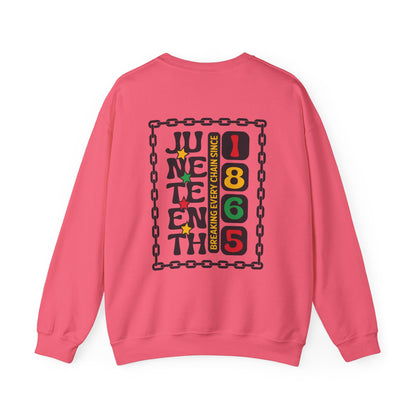 Juneteenth -- Breaking Every Chain (Adult Unisex Crewneck Sweatshirt)
