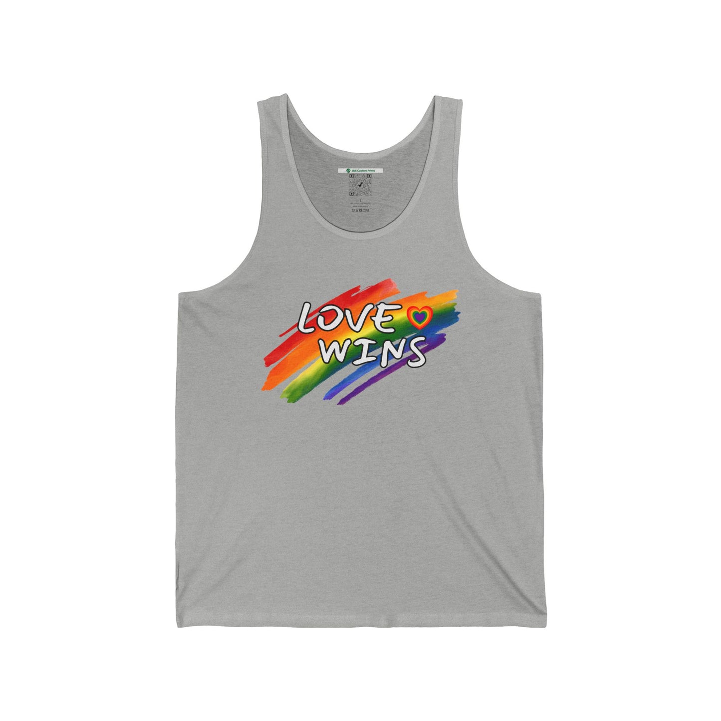 LGBTQ+ "Love Wins" (Adult Unisex Tank Top)