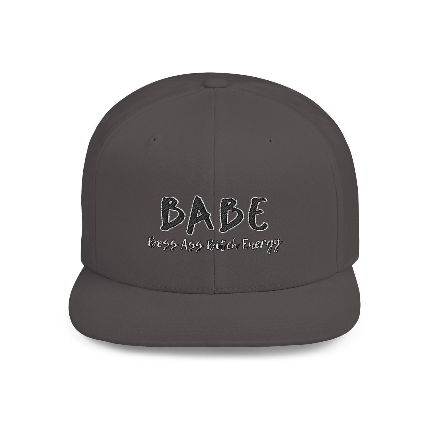 BABE (Embroidered Flat-Bill, Cotton, Snapback Hat)