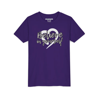 Believe In Yourself -- Gray (Youth Unisex Tee)