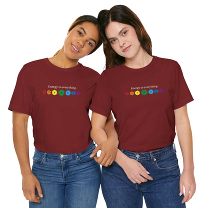 Energy is Everything -- Chakras (Adult Unisex Tee)