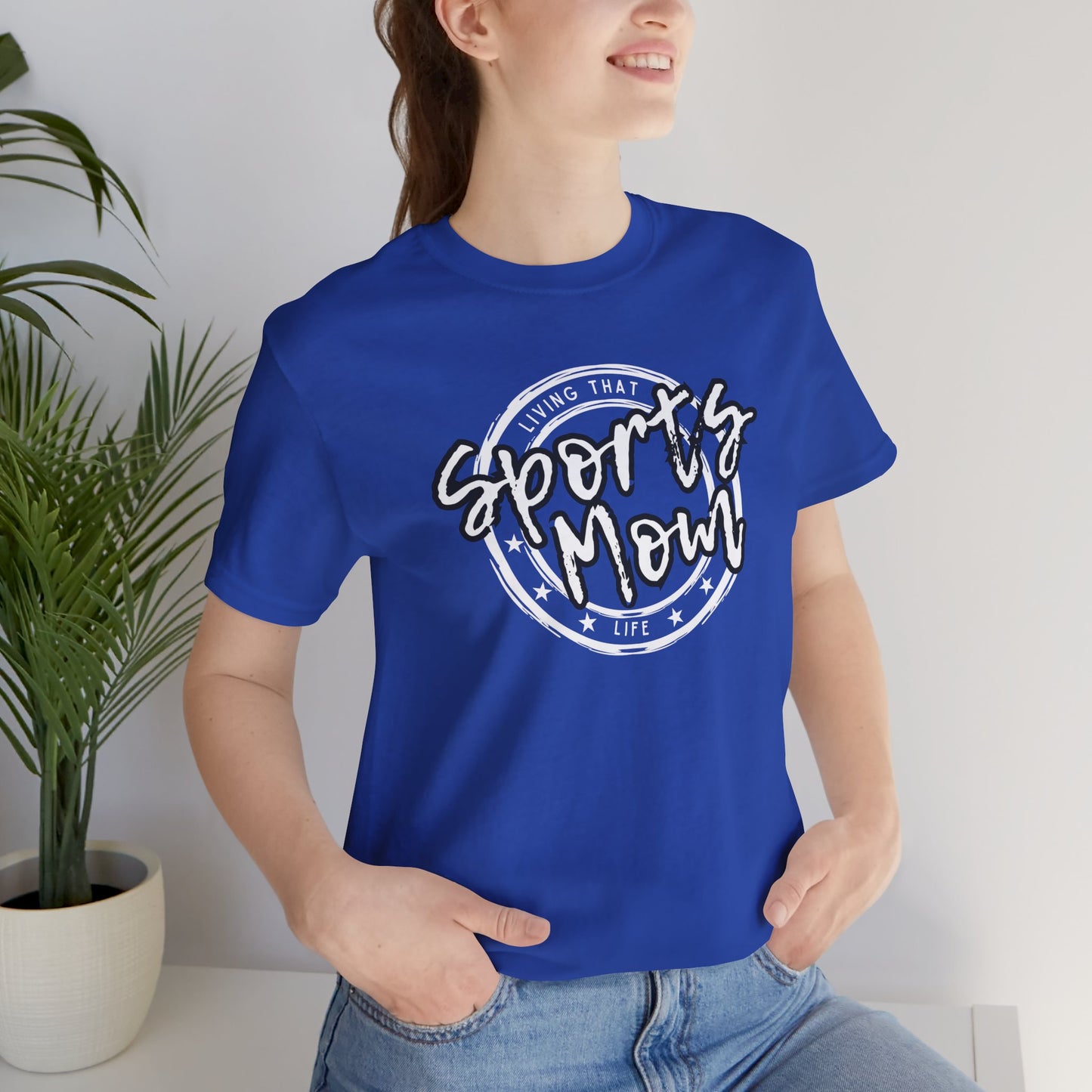 Sports Mom -- Black Font (Adult Unisex Tee)