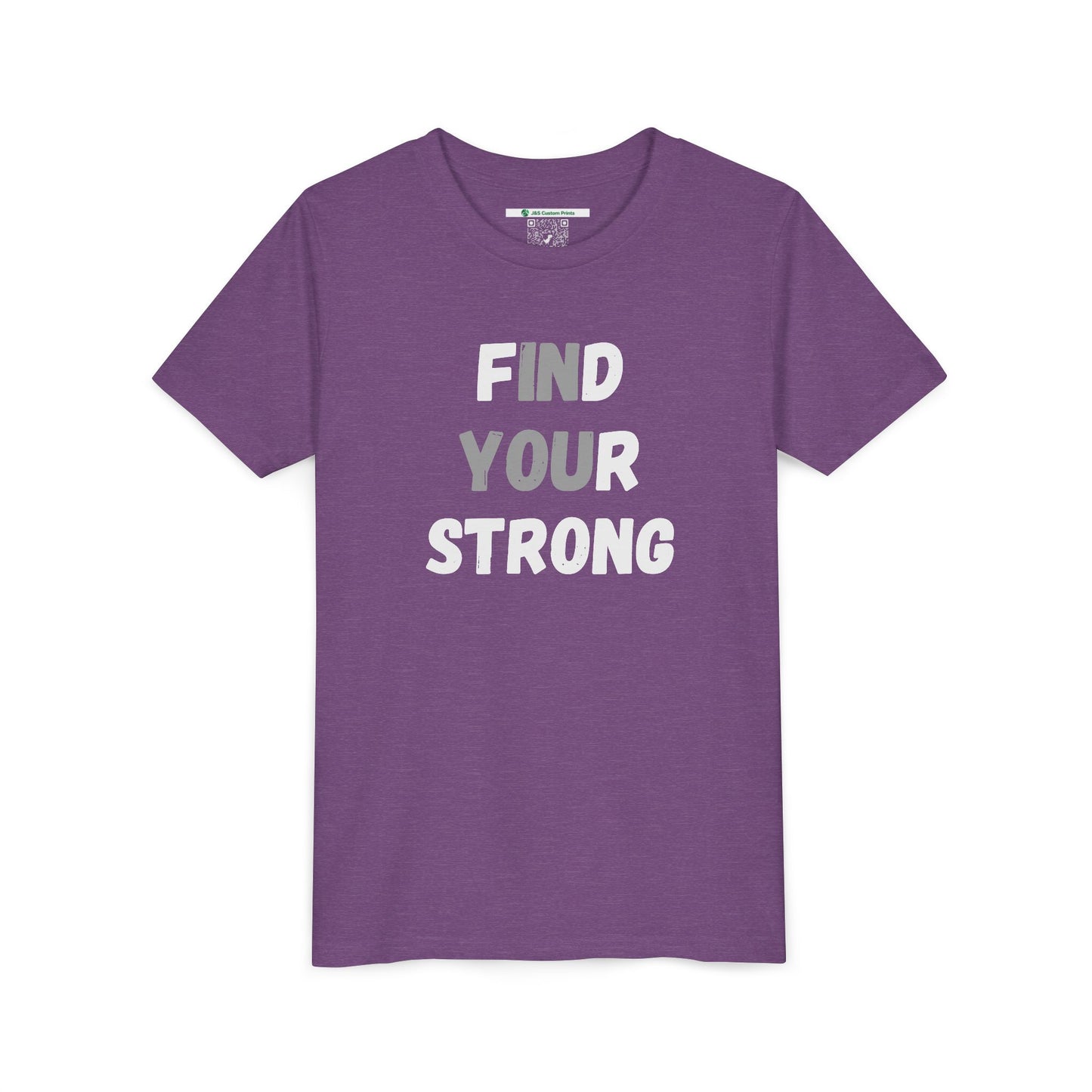 Find Your Strong -- Simple Design (Youth Unisex Tee)