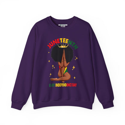 Juneteenth -- My Independence Day (Adult Unisex Crewneck Sweatshirt)