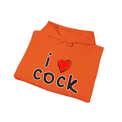 I Love Cocktails -- Playful Font (Adult Unisex Hooded Sweatshirt)