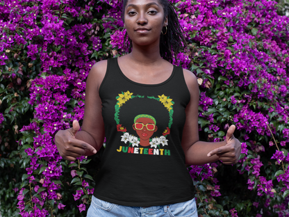 Juneteenth -- Afrocentric Design (Adult Unisex Tank Top)