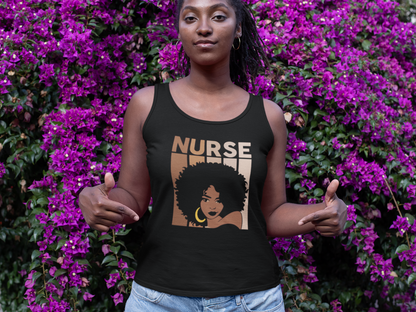 Melanin Nurse (Adult Unisex Tank Top)