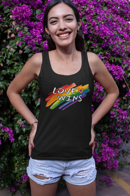 LGBTQ+ "Love Wins" (Adult Unisex Tank Top)