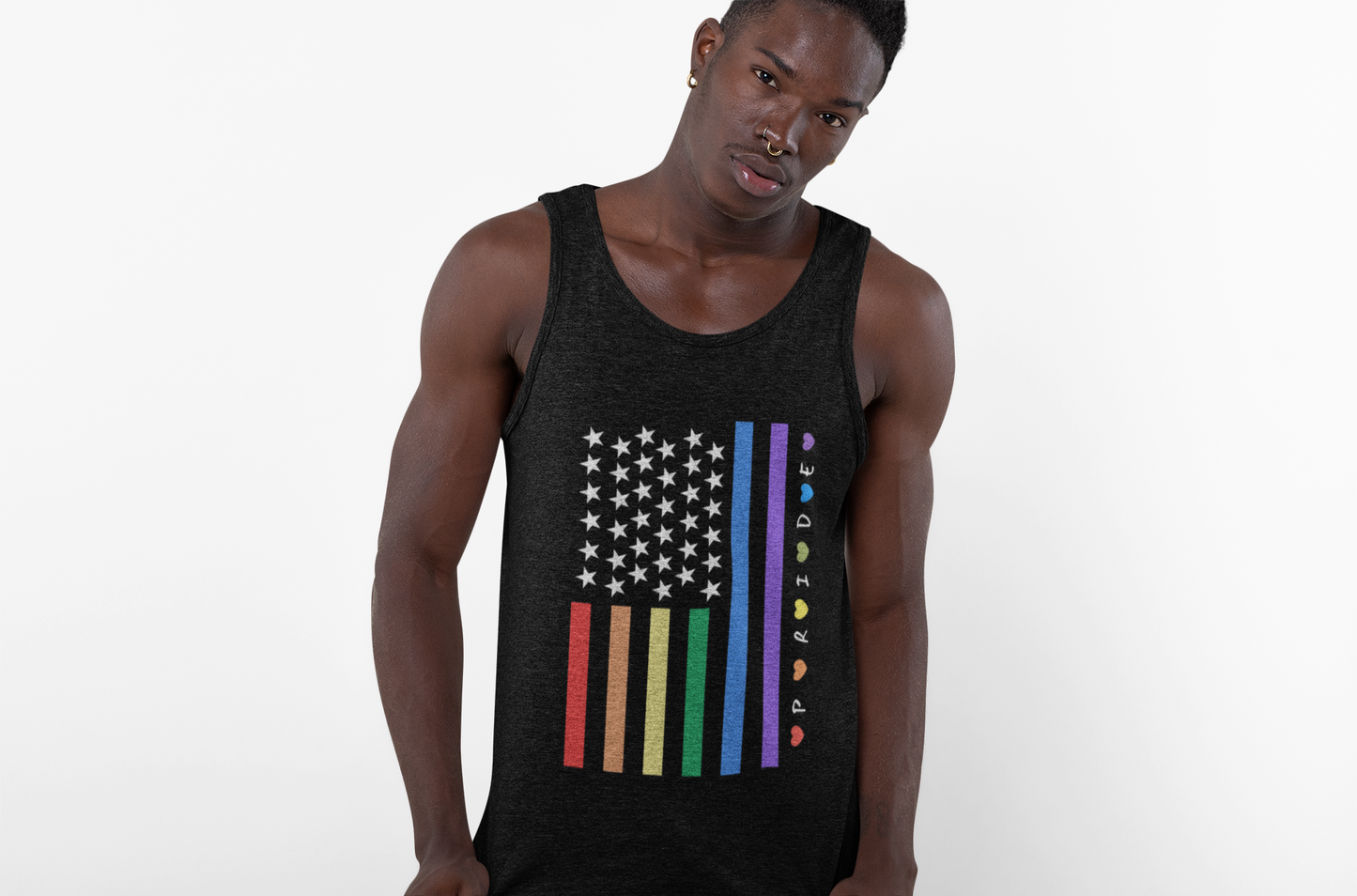 Pride Flag (Adult Unisex Tank Top)