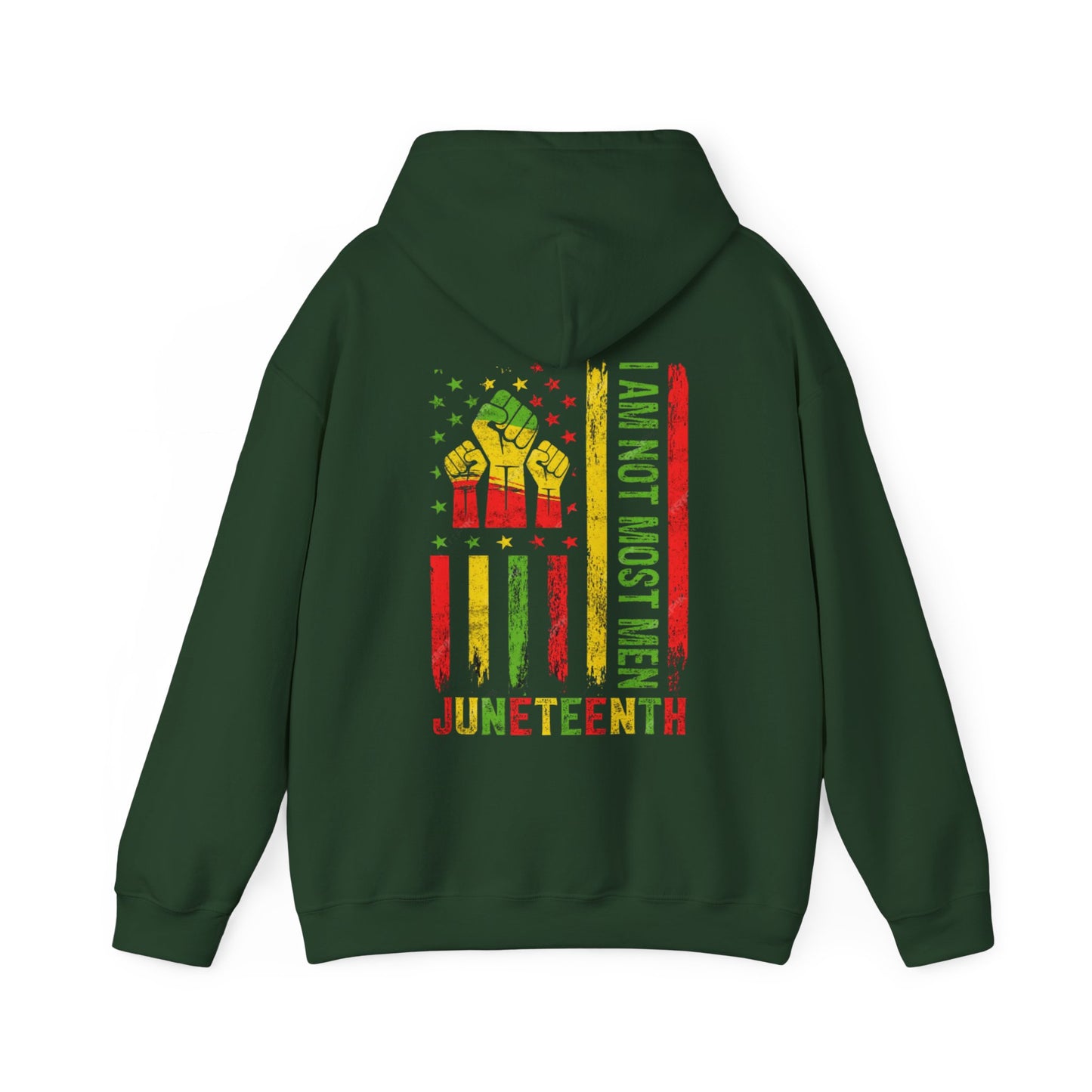 Juneteenth -- Not Most Men (Adult Unisex Hooded Sweatshirt)