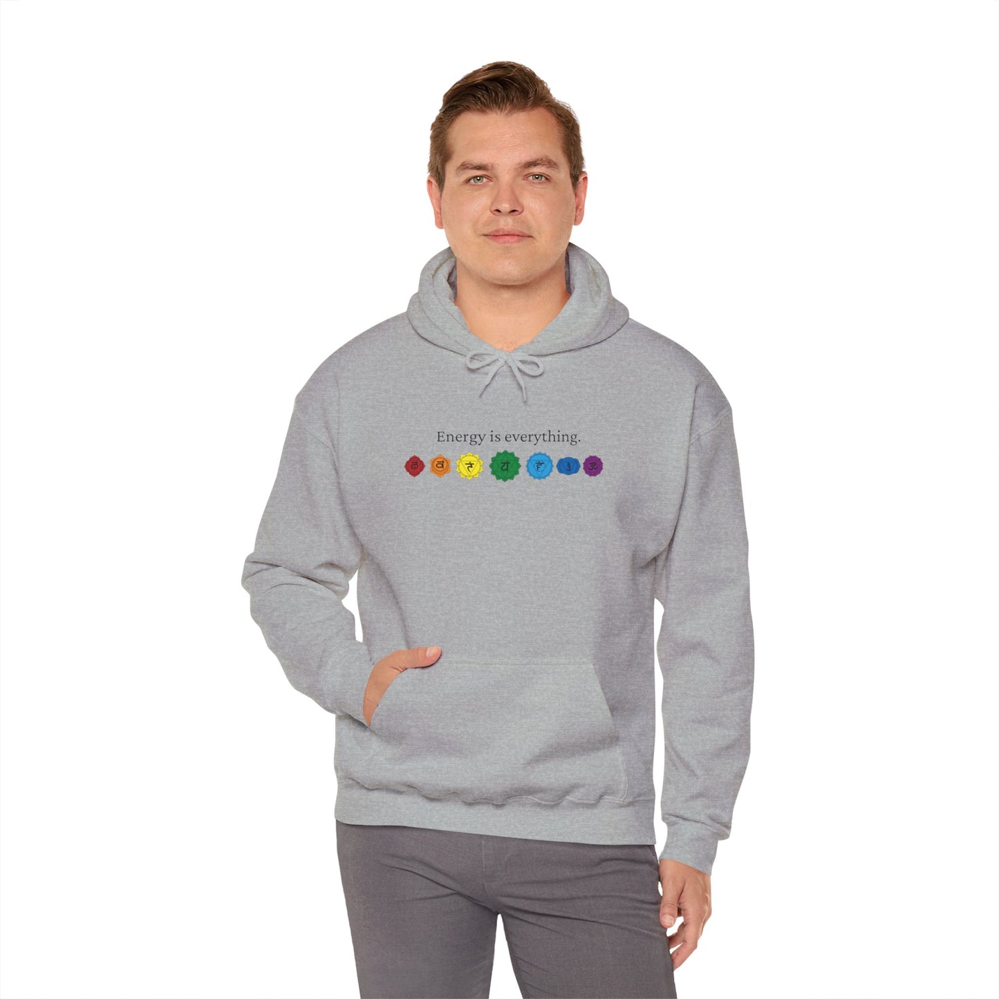 Energy is Everything -- Chakras (Adult Unisex Hooded Sweatshirt)