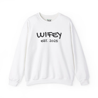 Matching Marriage Set -- "Wifey" (Adult Unisex Crewneck Sweatshirt)