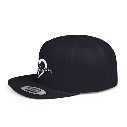 Let Them (Embroidered Snapback Flat-Bill Cotton Hat) - J&S Custom Prints