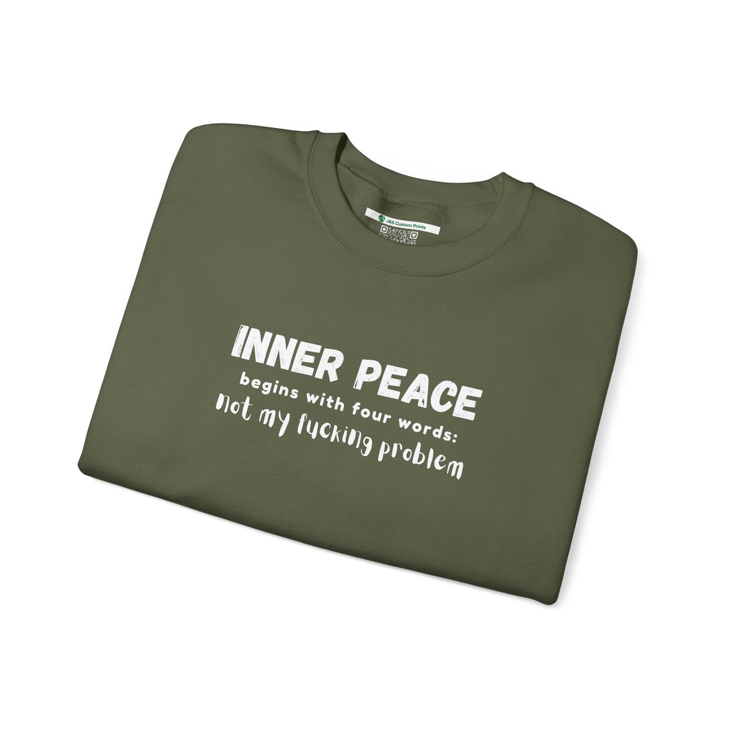 Inner Peace (Adult Unisex Crewneck Sweatshirt)