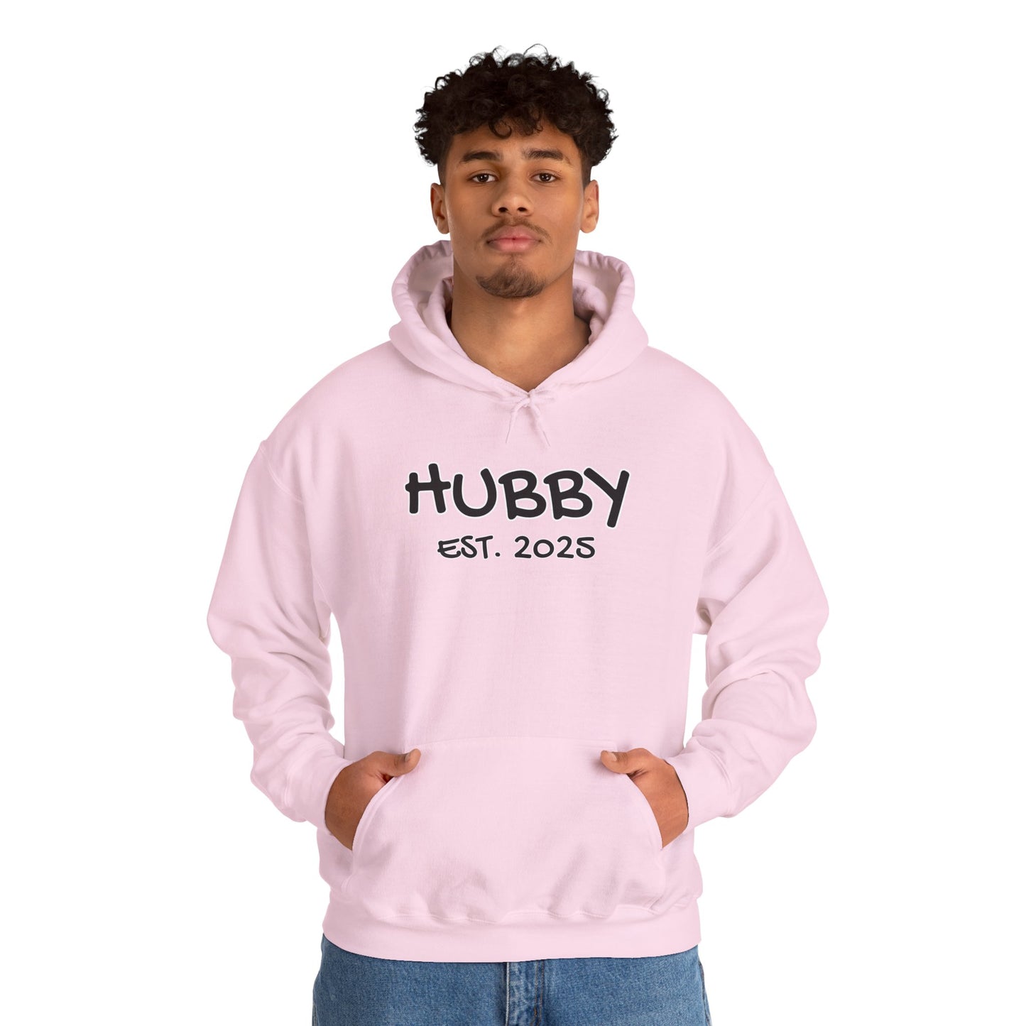 Matching Marriage Set -- "Hubby" (Adult Unisex Hooded Sweatshirt)